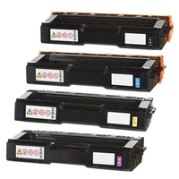 Compatible Multipack Ricoh 407543/6 Full Set Toner Cartridges (4 Pack)