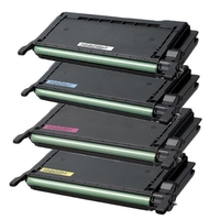 Compatible Multipack Samsung CLP-K/Y600A Full Set Toner Cartridges (4 Pack)