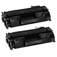 Compatible Twin Pack Canon 719 Black Toner Cartridges (2 Pack)