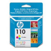 HP 110 Tri-colour Original Inkjet Print Cartridge with Vivera Inks