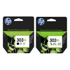 HP 303XL (3YN10AE) High Capacity Original Ink Cartridge Multipack (2 Pack)