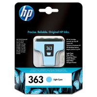 HP 363 Light Cyan Original Ink Cartridge with Vivera Ink