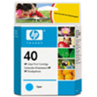 HP 40 Cyan Original Inkjet Print Cartridge