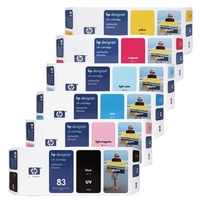 HP 83 Full Set Original Inks (6 Pack)
