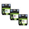 HP 951XL (CR712AE) C/M/Y High Capacity Original Ink Cartridge Multipack (3 Pack)