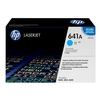 HP Colour LaserJet 641A Cyan Original Toner Cartridge with Smart Printing Technology (C9721A)