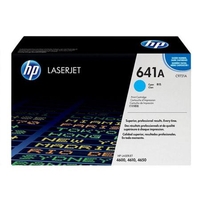 HP Colour LaserJet 641A Cyan Original Toner Cartridge with Smart Printing Technology (C9721A)