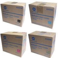 Konica Minolta TNP-48K/C/M/Y Full Set Original Toners (4 Pack)