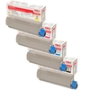 Oki 43324424/21 Full Set Original Toners (4 Pack)