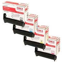 Oki 43381724/21 Full Set Original Drums (4 Pack)
