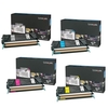 Original Multipack Lexmark C534dtn Printer Toner Cartridges (4 Pack) -C5220KS