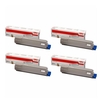 Original Multipack OKI C931dn Printer Toner Cartridges (4 Pack) -45536416