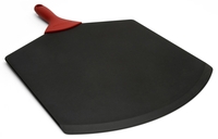 Epicurean 21" x 14" Black Pizza Peel with Red Handle