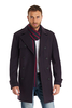 French Connection Tailored Fit Double Breasted Jacket Purple