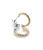 By the Shore Hoop Earrings - Yellow Gold Plated Accents