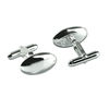 Odyssey Egg Silver Cufflinks