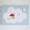 Magnetic Notice Board Spooty Cloud