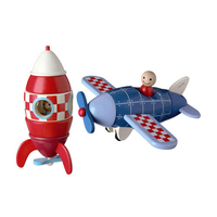 Magnetic Wooden Rocket
