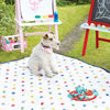 Rainbow Star Picnic Blanket 180x180cm