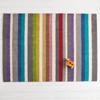 Rainbow Stripe Rug - Large