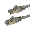 0.5m Grey Cat6a Ethernet Cable Stp