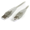 10 Ft Transparent Usb 2.0 A To B