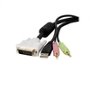 10ft 4in1 USB Dual Link DVI D KVM Cable 8STDVID4N1USB10