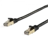 10m Black CAT6a RJ45 10GbE STP Cable 8ST6ASPAT10MBK