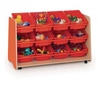 12 Angled Tray Unit Maple side panels Grape