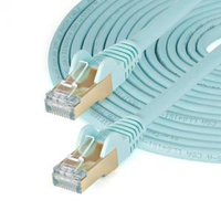 1.5 m CAT6a Aqua RJ45 Ethernet STP Cable 8ST6ASPAT150CMAQ