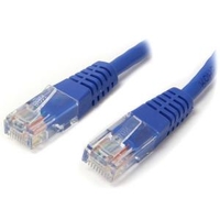 1ft Blue Molded Cat5e Utp Patch Cable
