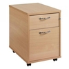 2 Draw Mobile Pedstal Walnut