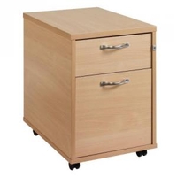 2 Draw Mobile Pedstal Walnut