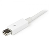 2m White Thunderbolt Cable Mm