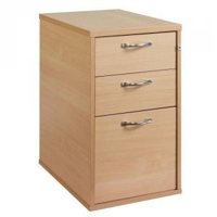 3 draw Pedistal Maple
