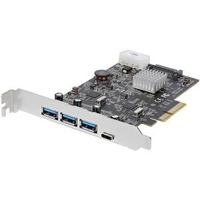 4 Port Usb3.1 Pcie Card 3x Usba 1x Usbc