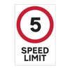 5mph speed limit - FMX 400 x 600mm