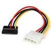 6in 4 Pin To Left Angle Sata Power Cable