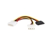 6in Lp4 To Lp4 Sata Power Y Cable