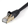 7.5m CAT6a Black RJ45 10GbE STP Cable 8ST6ASPAT750CMBK