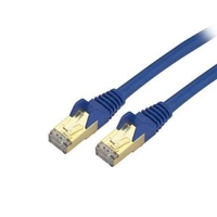 7ft Blue Molded Cat6a Stp Patch Cable