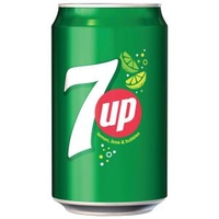 7UP Original Lemon and Lime Soft Drink Can 330ml Ref 203388 Pack 24