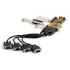 8 Port PCIe Serial Card with 16550 UART 8STPEX8S1050LP