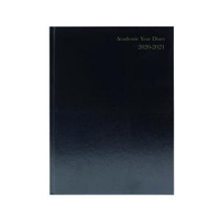 Academic Diary Day Per Page A4 Black 2020-21 KF1A4ABK21