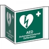 Automatic External Defibrillator Projection Sign 200mm face.