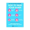 Avery How to Wash Hands Label 297x210mm A4 Pack of 2 COVHTA4