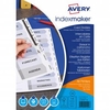 Avery IndexMaker 1-5 Punched Mylar-reinforced Tabs 200gsm A4 White Ref