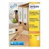 Avery Recycled Filing Label Lever Arch File 192x61mm 4 Per A4 Sheet