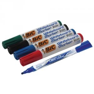 Bic Velleda Whiteboard Marker 1751 Chisel Tip Assorted Pack of 4