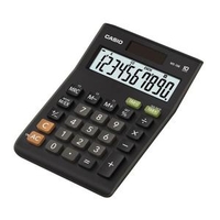 Casio Desktop Calculator 10 Digit 3 Key Memory BatterySolar Power